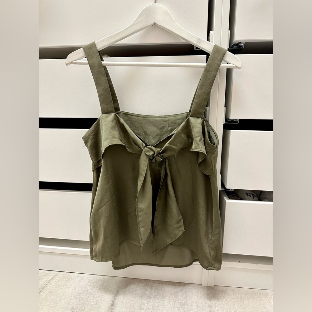 NWT Banana Republic Women's Tank Top Army Green XXS